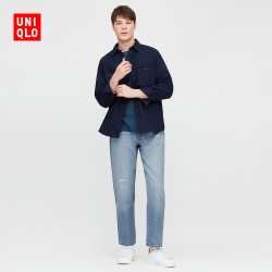 UNIQLO 优衣库 430587 男士窄口牛仔裤