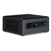 intel 英特尔 豆子峡谷 NUC8I7BEH 商用台式机 黑色 (酷睿i7-8559U、核芯显卡、16GB、256GB SSD、风冷)