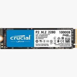 crucial/英睿达 3D NAND 1TB 内置固态硬盘 NVMe