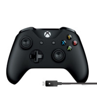 Microsoft 微软 Xbox One S 蓝牙无线游戏手柄 磨砂黑