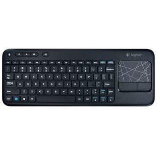 logitech 罗技 K400r 87键 2.4G 蓝牙双模无线薄膜键盘 黑色 无光