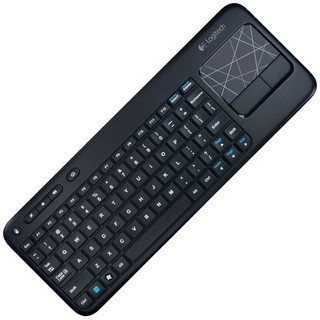 logitech 罗技 K400r 87键 2.4G 蓝牙双模无线薄膜键盘 黑色 无光