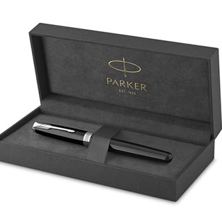 PARKER 派克 钢笔 Sonnet卓尔系列 黑漆 F尖 单支装