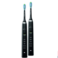 PHILIPS 飞利浦 Sonicare DiamondClean系列 HX9357/87 声波电动牙刷2支装 黑色