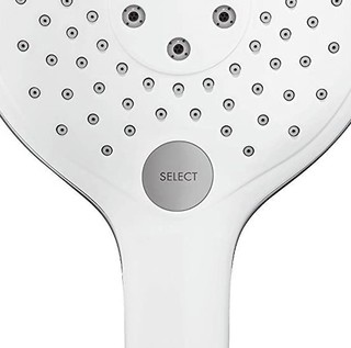 Hansgrohe 汉斯格雅 飞雨系列 Select S 150 淋浴花洒套装 白色/铬黄 65cm升降杆