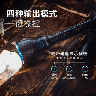 OLIGHT 傲雷 手电筒强光超强远射户外搜救探照灯可充电LED手电 神剑 Turbo系列 神剑 Turbo丨黑色