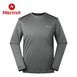 Marmot/土拨鼠 V60415 男士速干长袖T恤