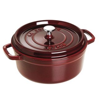 staub 珐宝 1102487 炖锅(24cm、3.8L、铸铁、格林纳丁斯)