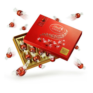 Lindt 瑞士莲 LINDOR软心 牛奶巧克力 168g 礼盒装