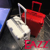 EAZZ 耐摔铝框行李箱 玫瑰金 20英寸