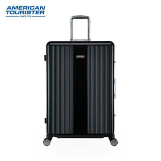 AMERICAN TOURISTER 美旅 中性铝框竖条纹减震飞机轮拉杆箱HILLSLOPE TJ4 深灰色20英寸