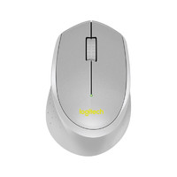 Logitech 罗技 M330 2.4G无线鼠标 1000DPI 灰色+短款鼠标垫