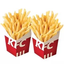 KFC 肯德基 薯条(中)买1送1兑换券 电子券码 *2件