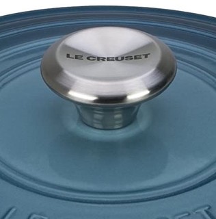 Le Creuset 酷彩 铸铁圆形汤锅 24cm 蓝色