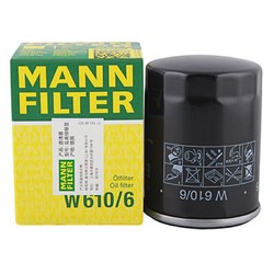 曼牌(MANN)机滤W610/6适配飞度/锋范/凌派/雅阁/奥德赛/思域/艾力绅/思铂睿/CR-V/XR-V/讴歌 *2件