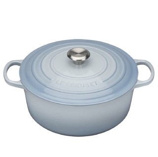 Le Creuset 酷彩 铸铁圆形汤锅 26cm 海岸蓝色