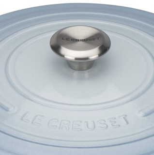 Le Creuset 酷彩 铸铁圆形汤锅 26cm 海岸蓝色