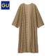 GU极优女装蕾丝长衫(7分袖)2020夏季新款中长款披肩薄外套322435