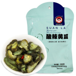 众缘金香子小咸菜开袋即食酸辣黄瓜下饭菜 酸辣黄瓜200g*3袋