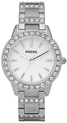 Fossil 女士 34mm Jesse 不锈钢水晶手表