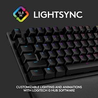Logitech 罗技 G513 Carbon Lightsync RGB 机械游戏键盘带 Gx Brown 开关