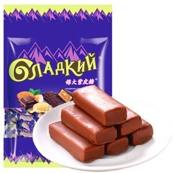 锦大 紫皮糖 巧克力休闲零食喜糖果  500g（新老包装随机发货） *9件