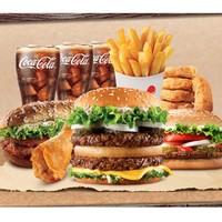 BURGER KING 汉堡王 欢聚畅享3人餐 单次兑换券 *2件