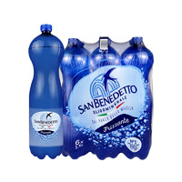 苏宁super会员：SAN BENDETTO 圣碧涛含气矿泉水1.5l*6瓶 塑料瓶