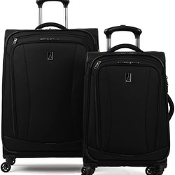 Travelpro TourGo 软边拉杆行李箱套装 20 英寸和 25 英寸