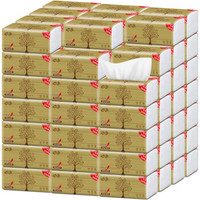 心逸40包/24包原木抽纸面巾纸纸抽餐巾纸家用卫生纸巾整箱家庭装 24包