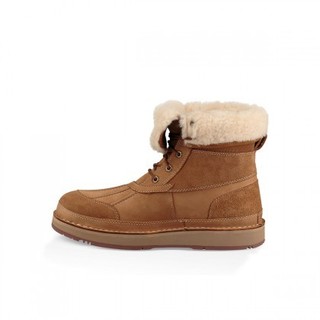 UGG冬季男士鞋子保暖时尚潮流可下翻长靴雪地靴 1098490 43 栗子棕色