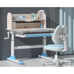 igrow 爱果乐 D23020 C22620 实木儿童学习桌椅套装 80cm