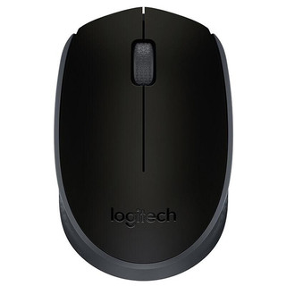 logitech 罗技 M171 2.4G无线鼠标 1000DPI 黑色+长款鼠标垫