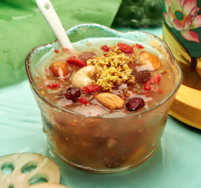 一家人桂花坚果藕粉350g1罐