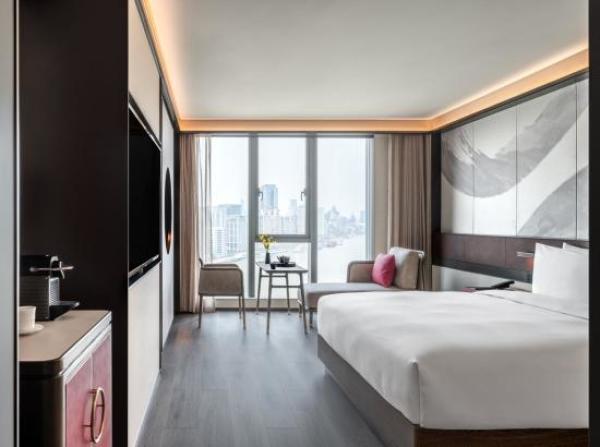 新荣记出品早餐上海陆家嘴禧玥酒店优雅江景双床房2晚含早餐下午茶