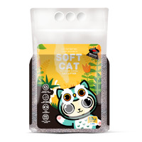 魔粒猫砂SOFT CAT活性炭钠基矿砂宠物猫用结团净味10磅*10件