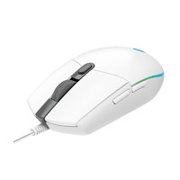 88VIP：logitech 罗技 G102 二代 有线鼠标 8000DPI RGB 白色