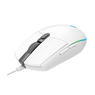 logitech 罗技 G102 二代 有线鼠标 8000DPI RGB 白色