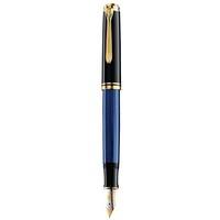 中亚Prime会员：Pelikan 百利金 Souveran 帝王 M400 黑蓝色钢笔 14K M尖