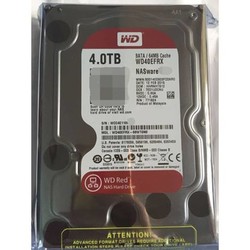 WD 西部数据 WD40EFRX 台式机硬盘 红盘 4TB