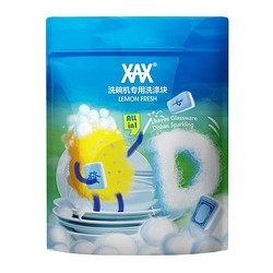 XAX 洗碗机专用三效合一洗碗块 30块*3件+收纳博士 收纳袋 6件套*3 +凑单品