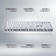  雷蛇Razer Pro Type 无线生产力系列 高端办公 无线背光机械键盘 双模无线键盘　