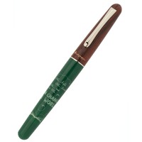 银联爆品日：Montegrappa教师专用笔绿白树脂滚珠笔ISTERRAG