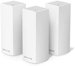 Linksys WHW0303 Velop 三频网状WiFi系统（AC6600 WiFi路由器，三件装，可覆盖525平方米)