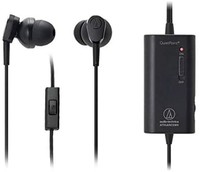 中亚prime会员：Audio-Technica ATH-ANC33iS QuietPoint 主动降噪入耳式耳机带内置麦克风和控制装置