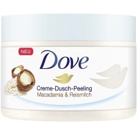 女神超惠买、中亚Prime会员：Dove 多芬 夏威夷果碎和米浆 冰激凌身体磨砂膏 298g*4件装