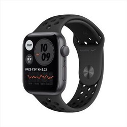 Apple Watch SE智能手表 Nike GPS款 44毫米 深空灰色铝金属表壳 煤黑配黑色运动表带MYYK2CH/A
