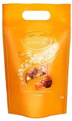 Lindt 瑞士莲 焦糖牛奶巧克力球(无麸质-约80颗)，单袋装(1x1kg)