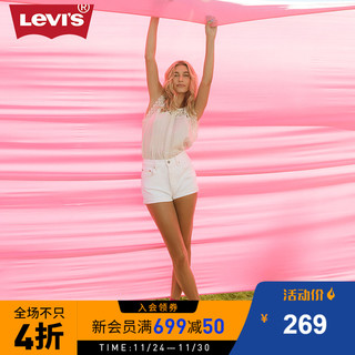 Levi's李维斯2020夏季新款501? 经典直筒牛仔短裤女56327-0025