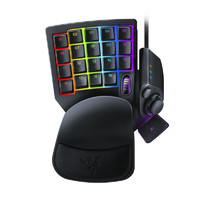 RAZER 雷蛇 塔洛斯魔蝎V2 专业版 20键 有线机械键盘 黑色 模拟光轴 RGB